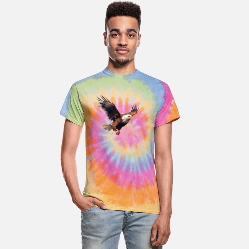 Bald eagle in flight Bird of prey american symbol