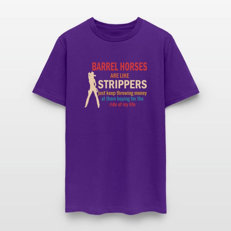 BARREL HORSES ARE LIKE STRIPPERS