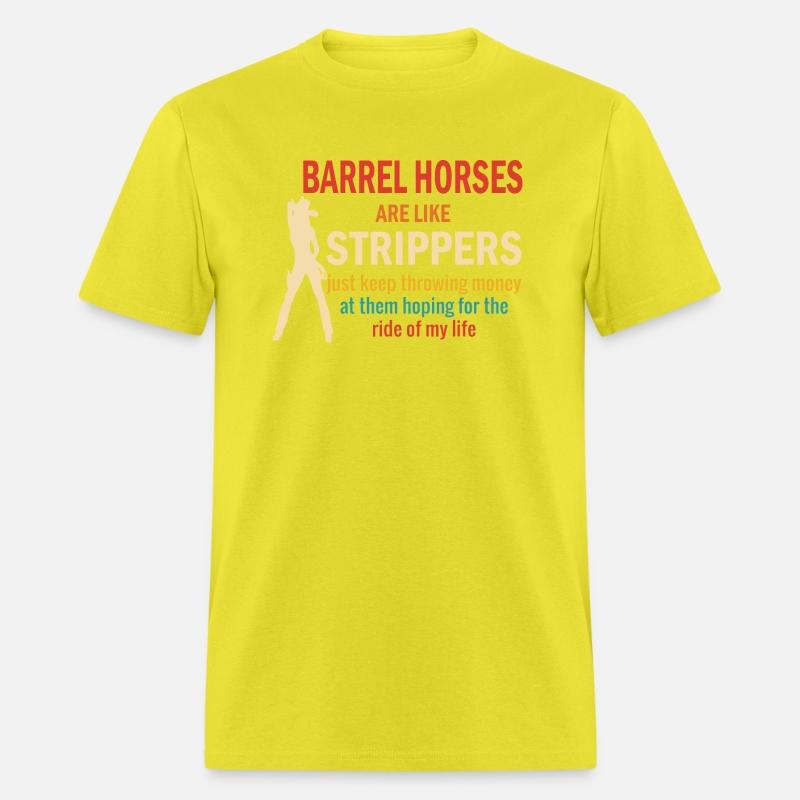BARREL HORSES ARE LIKE STRIPPERS