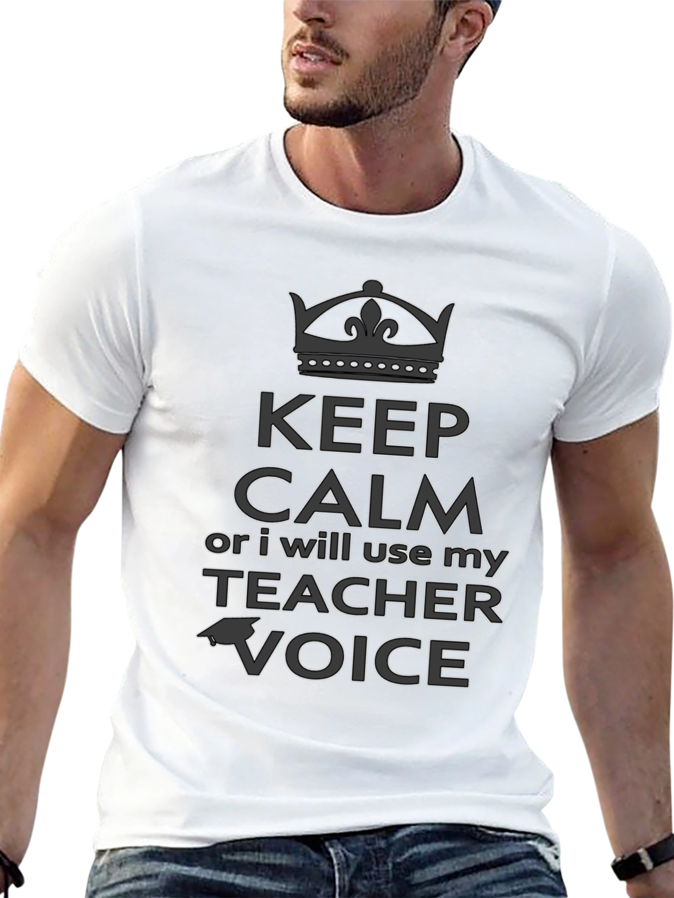 Keep Calm Teacher Voice T-Shirt