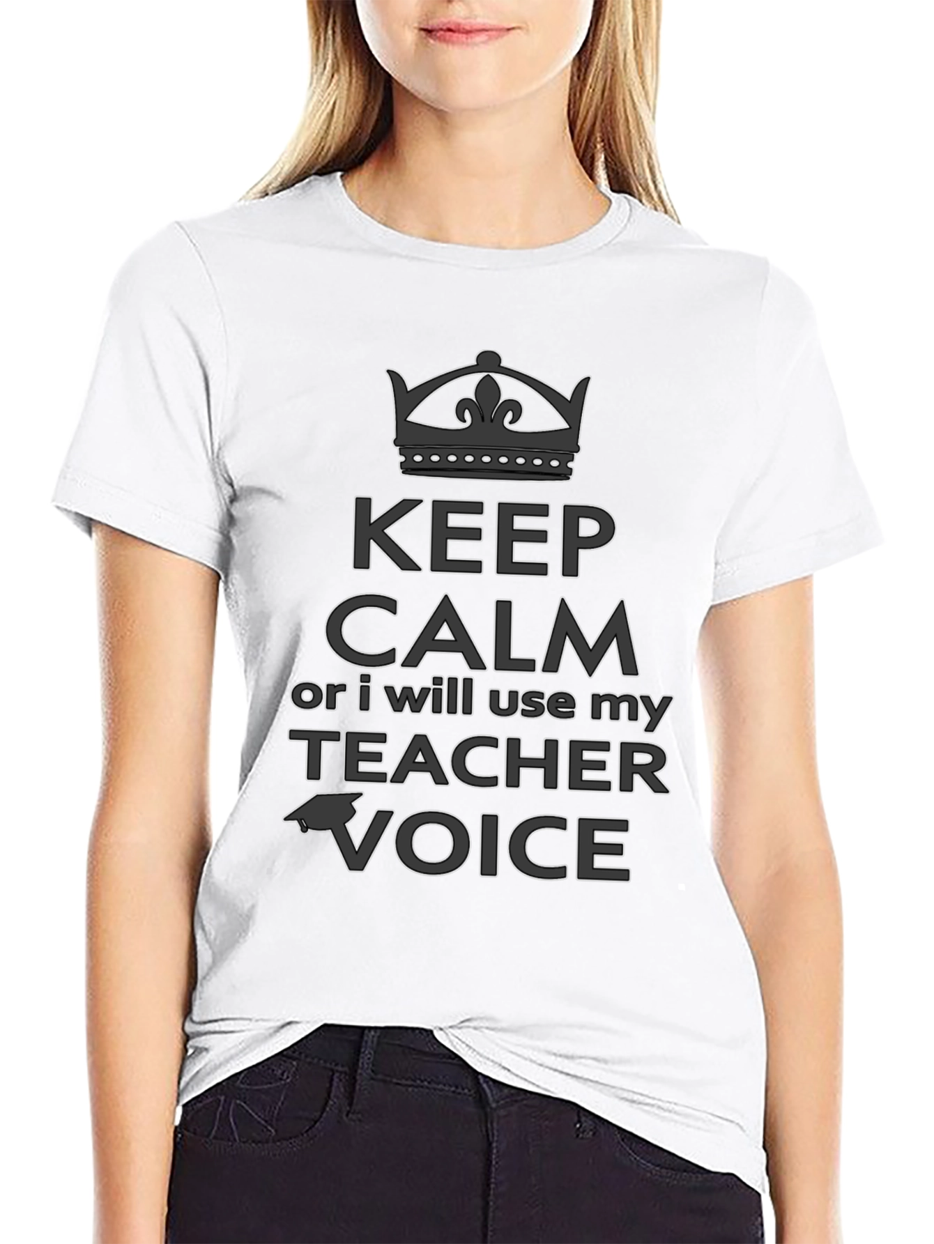 Keep Calm Teacher Voice T-Shirt