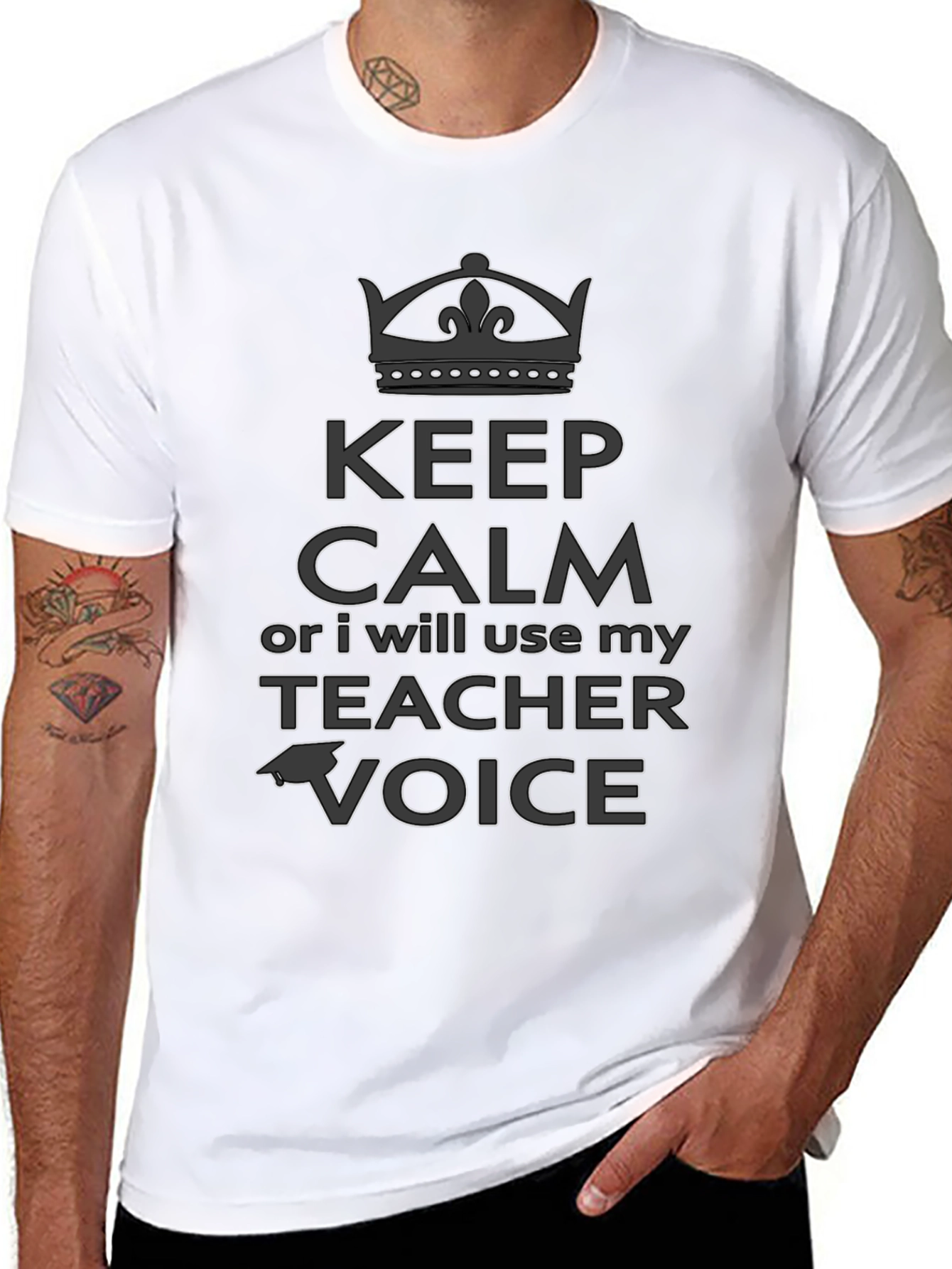 Keep Calm Teacher Voice T-Shirt