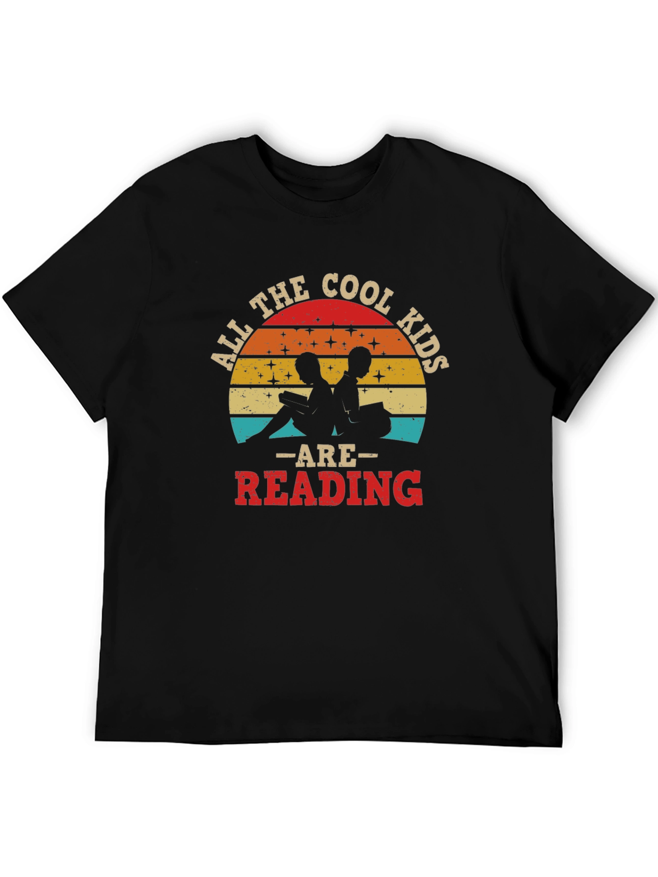 Cool Kids Reading Retro Graphic Tee