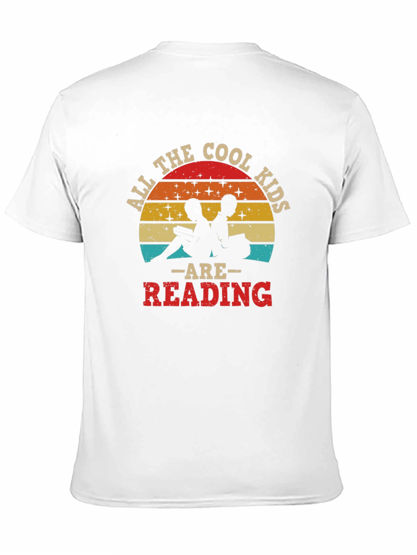Cool Kids Reading Retro Graphic Tee