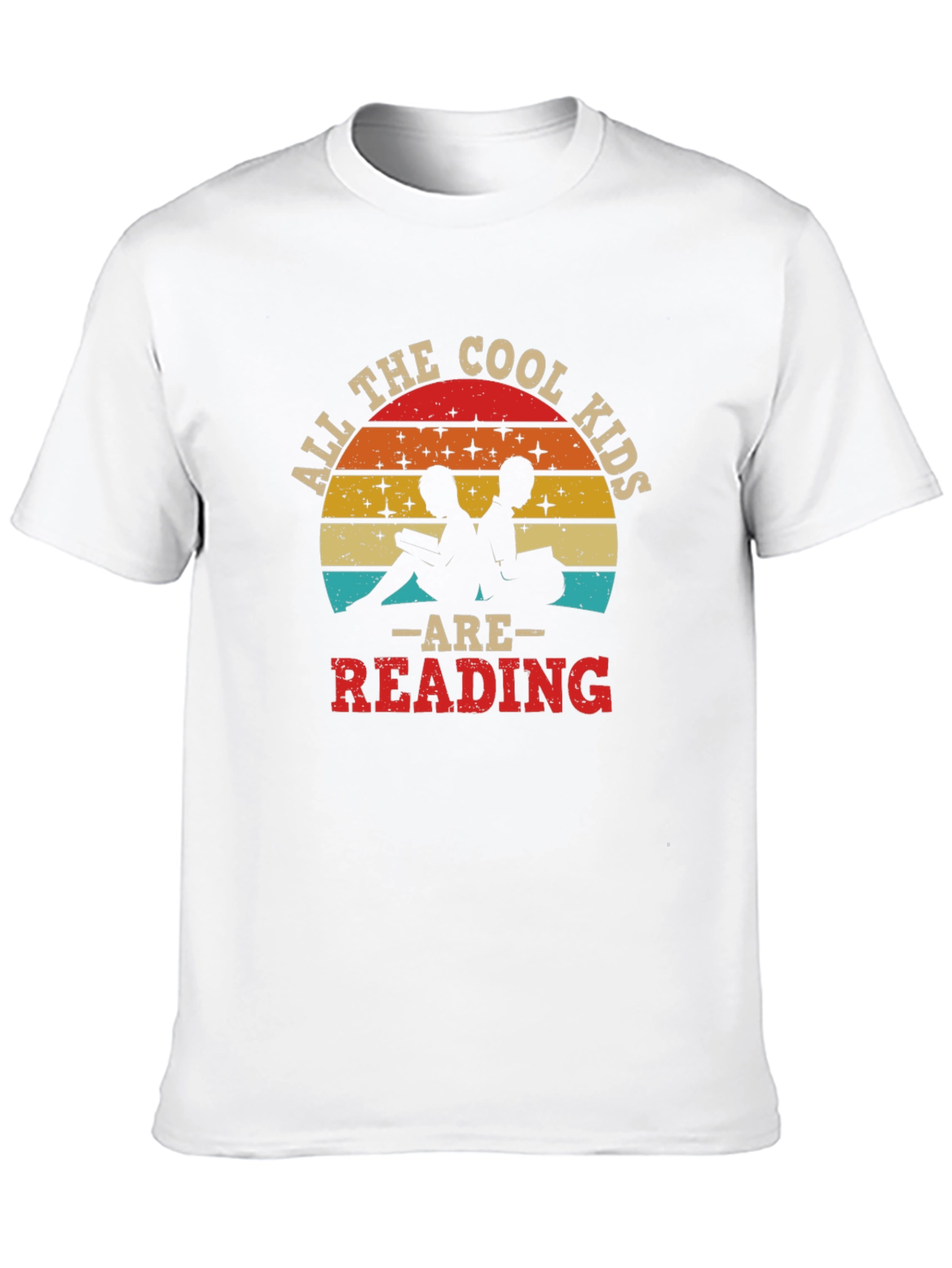Cool Kids Reading Retro Graphic Tee