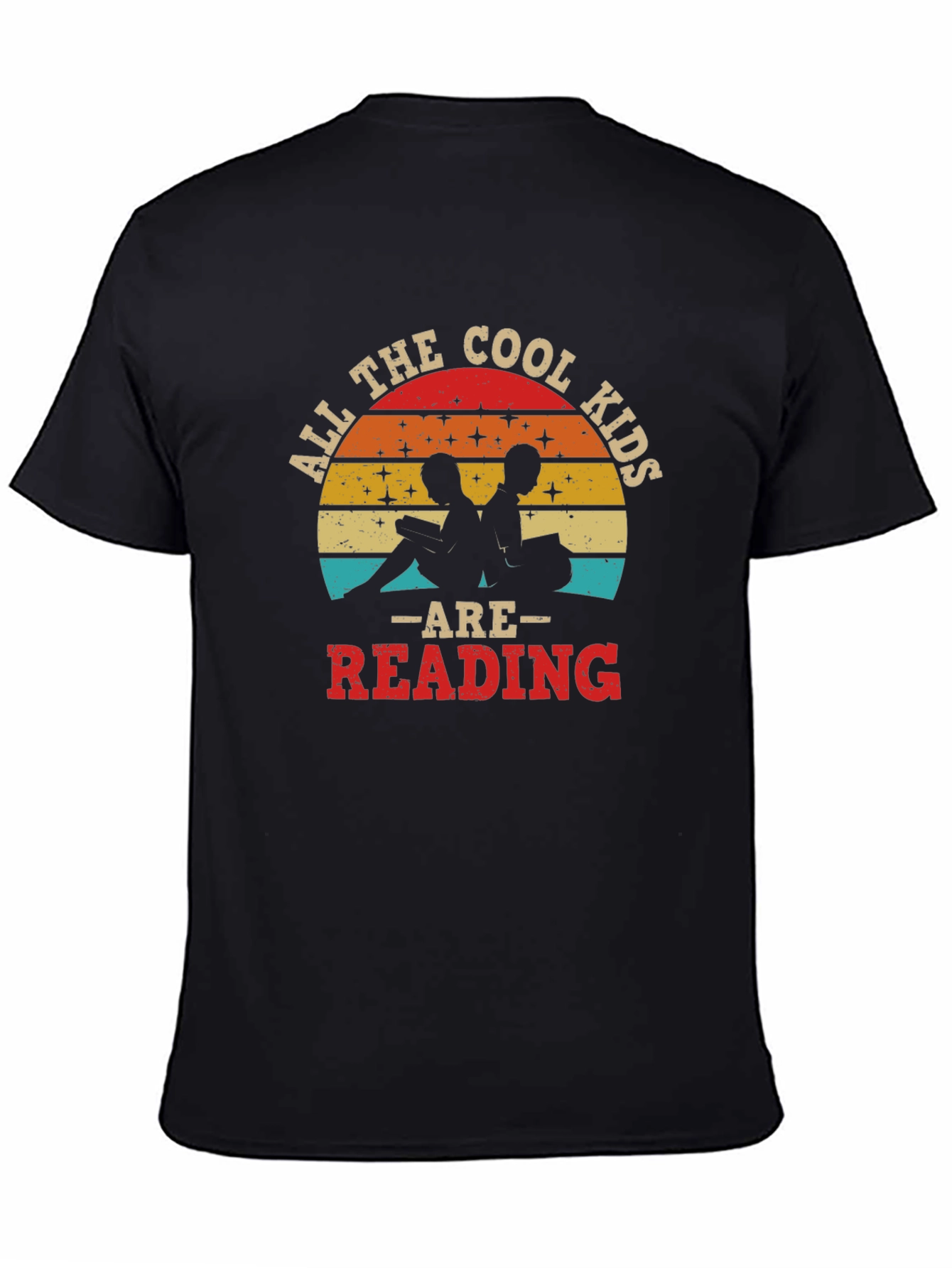 Cool Kids Reading Retro Graphic Tee