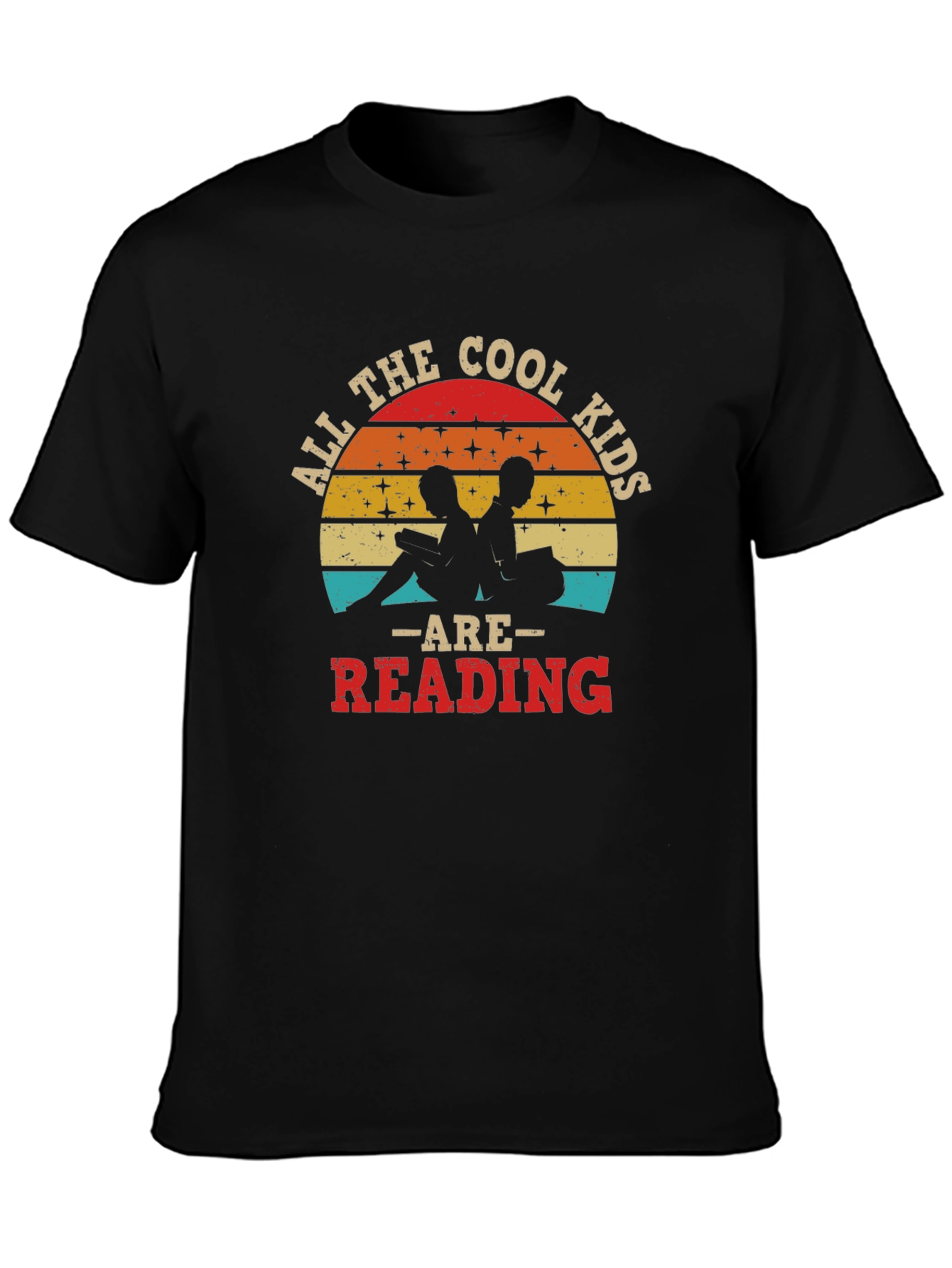 Cool Kids Reading Retro Graphic Tee