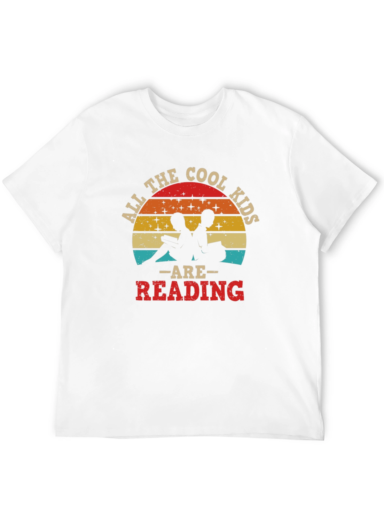 Cool Kids Reading Retro Graphic Tee