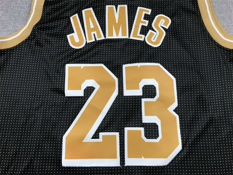 Men's Los Angeles Lakers LeBron James #23 Black Select Series Swingman Jerseys