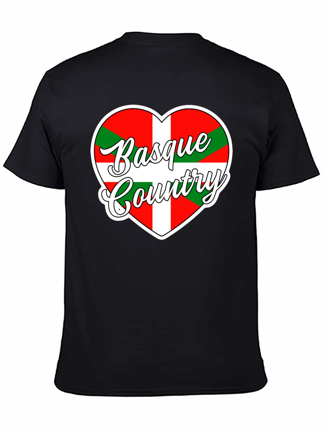 Basque Country Heart Flag T-Shirt
