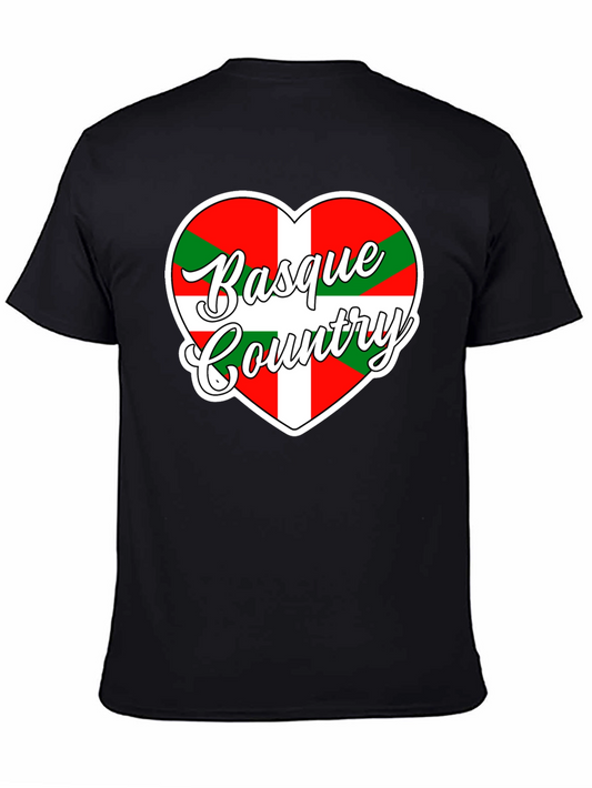 Basque Country Heart Flag T-Shirt