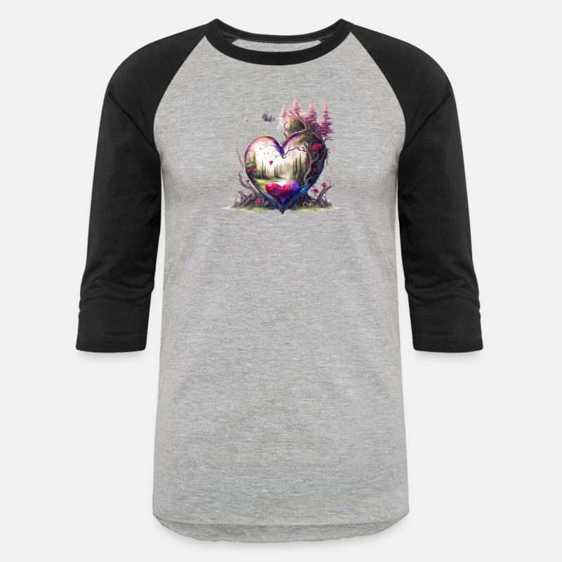 Beautiful Heart shaped Tree in the Forest