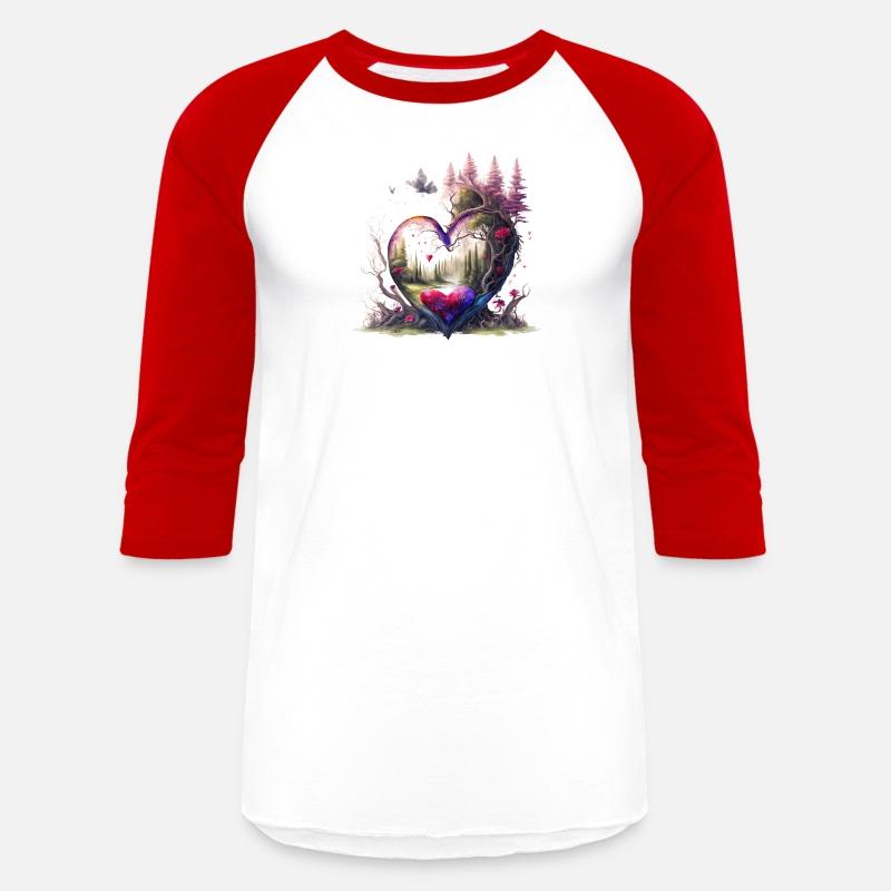 Beautiful Heart shaped Tree in the Forest