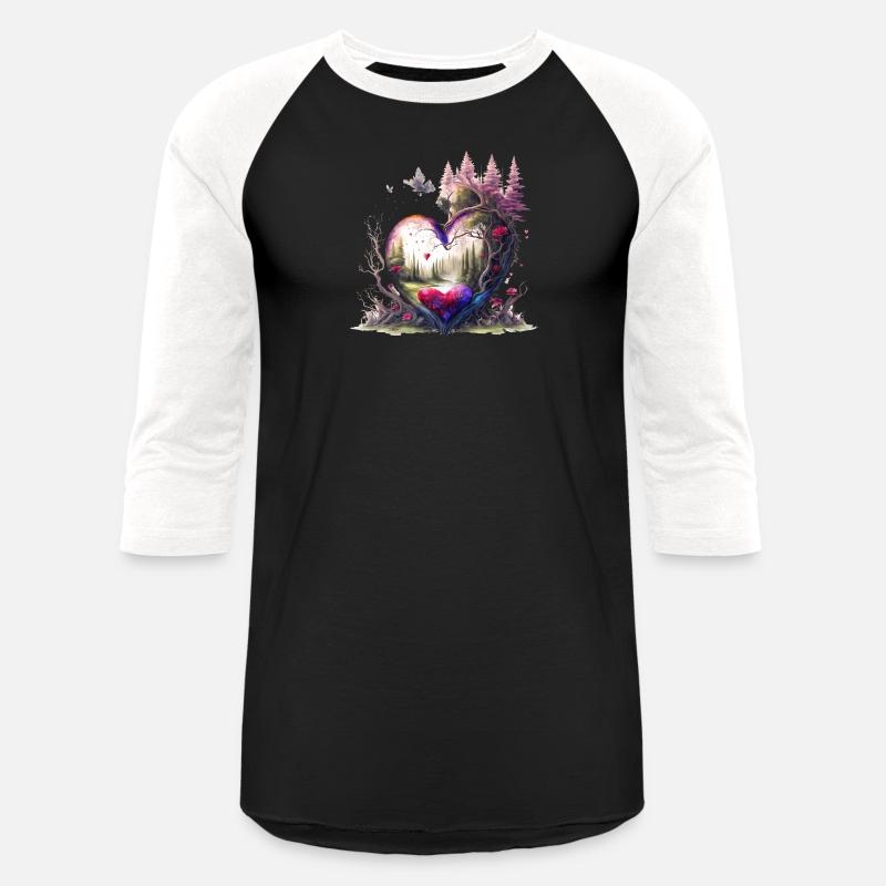 Beautiful Heart shaped Tree in the Forest