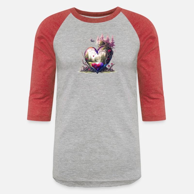 Beautiful Heart shaped Tree in the Forest