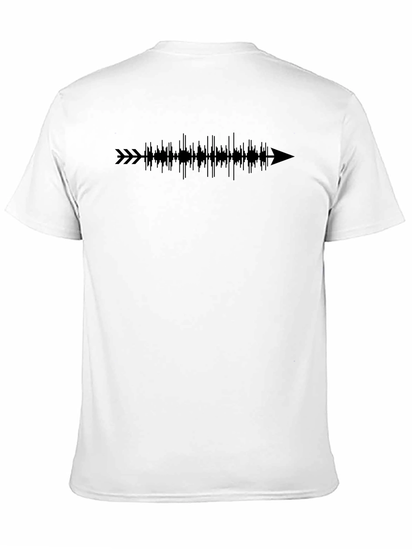 Arrow Soundwave Graphic Tee - Stylish Mens Black T-Shirt