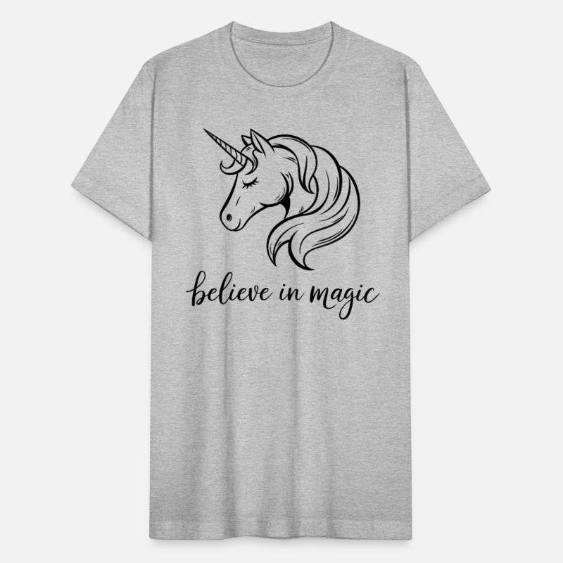 Believe In Magic Unicorn Fantasy Art Illustration