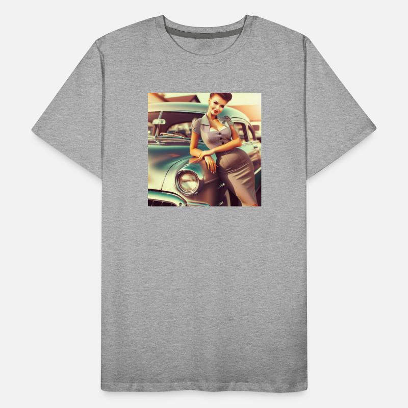 Belle Pin Up with Car