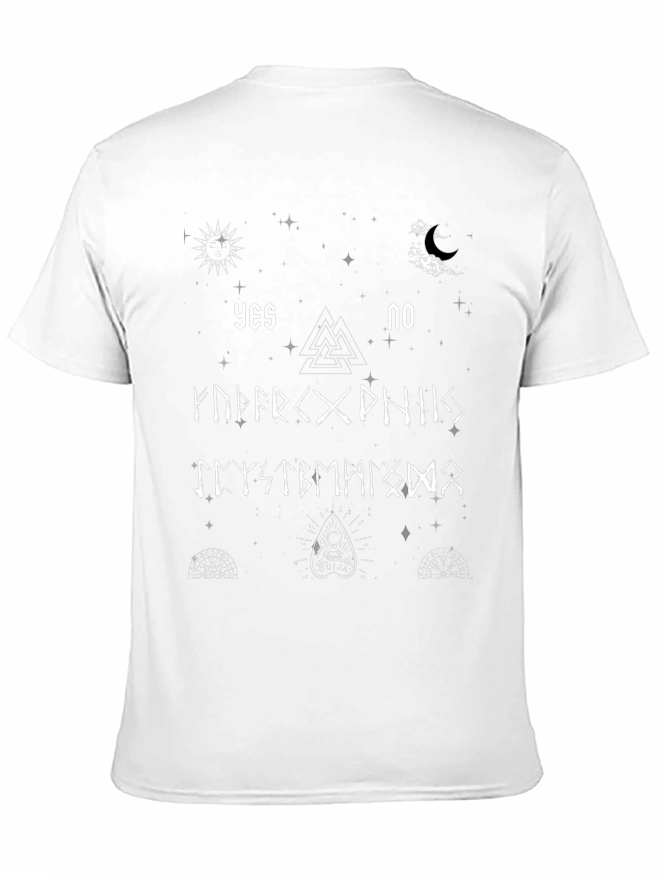 Occult Ouija Board Rune Graphic T-Shirt