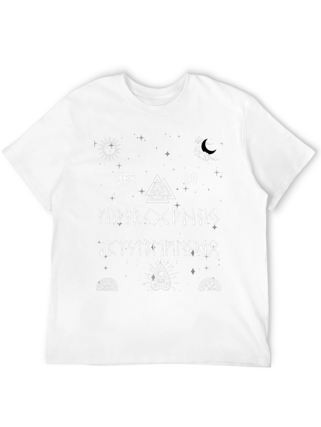 Occult Ouija Board Rune Graphic T-Shirt