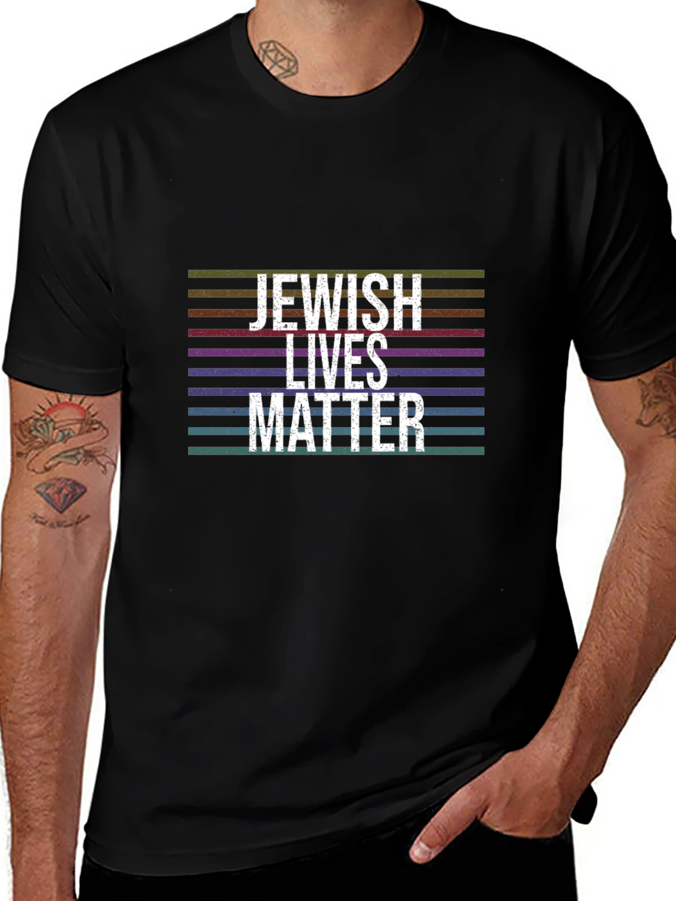 Jewish Lives Matter T-Shirt - Retro Style