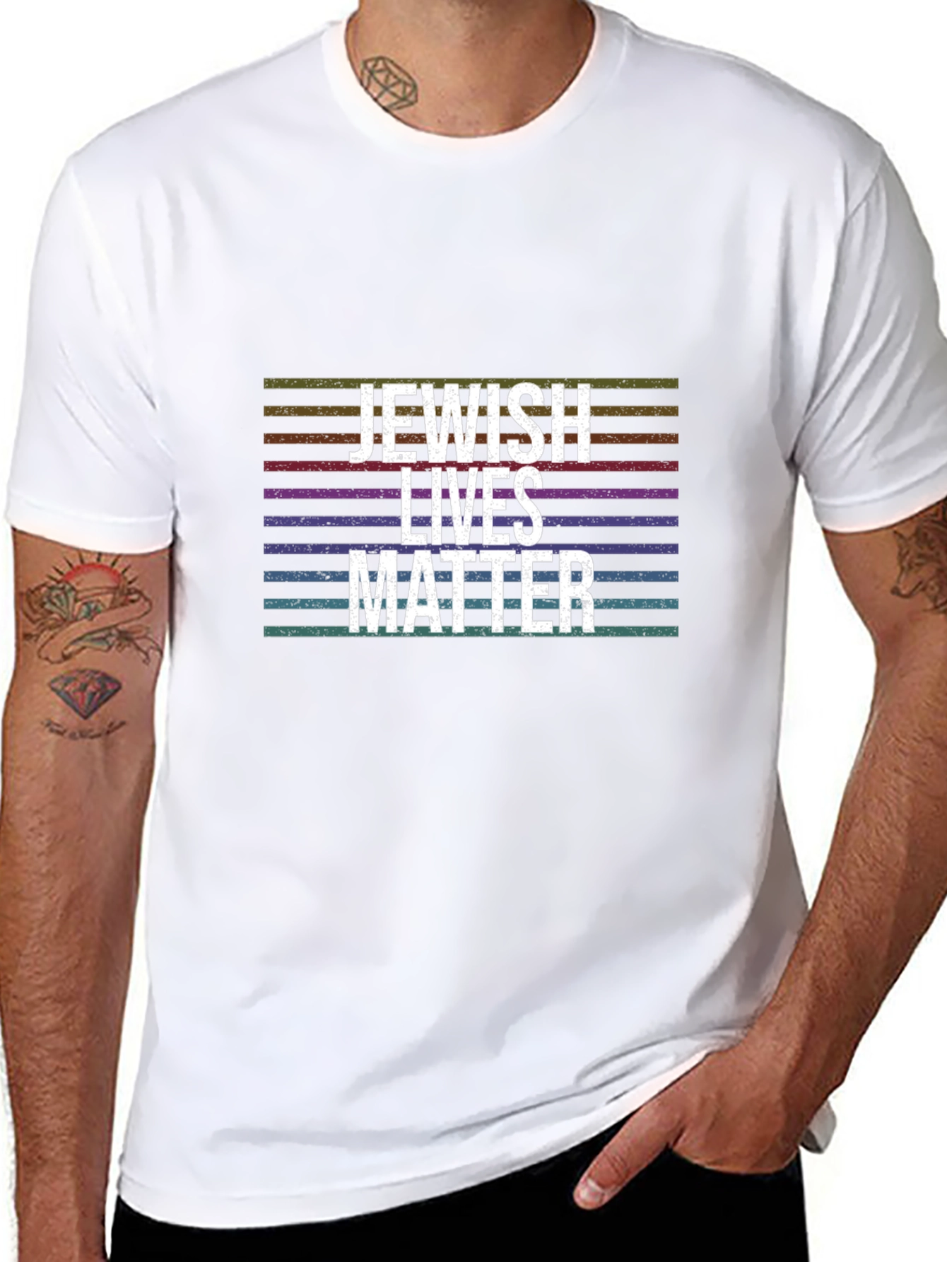 Jewish Lives Matter T-Shirt - Retro Style