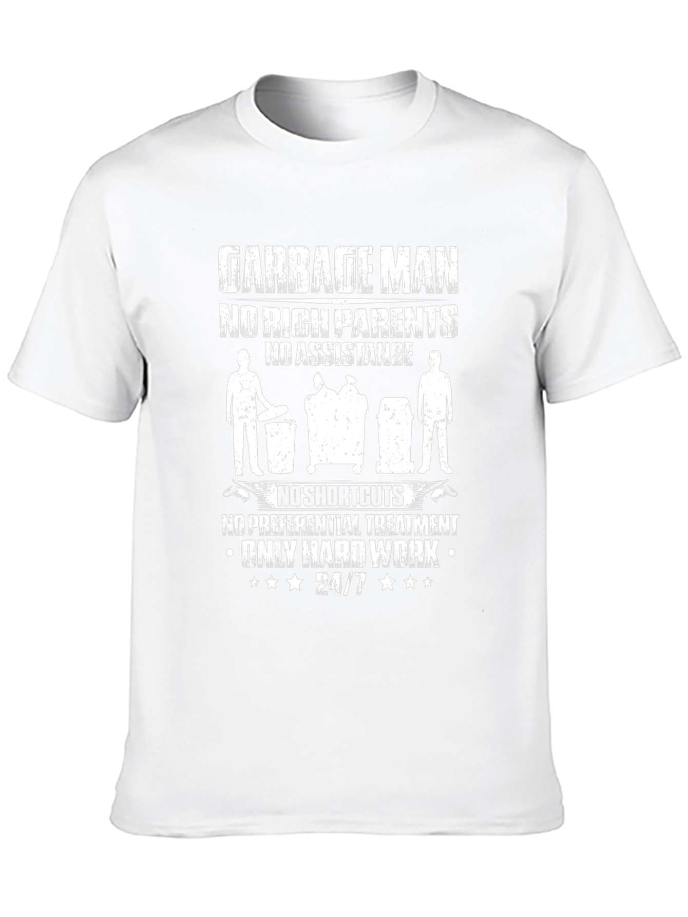 Garbage Man Hard Work Graphic Tee