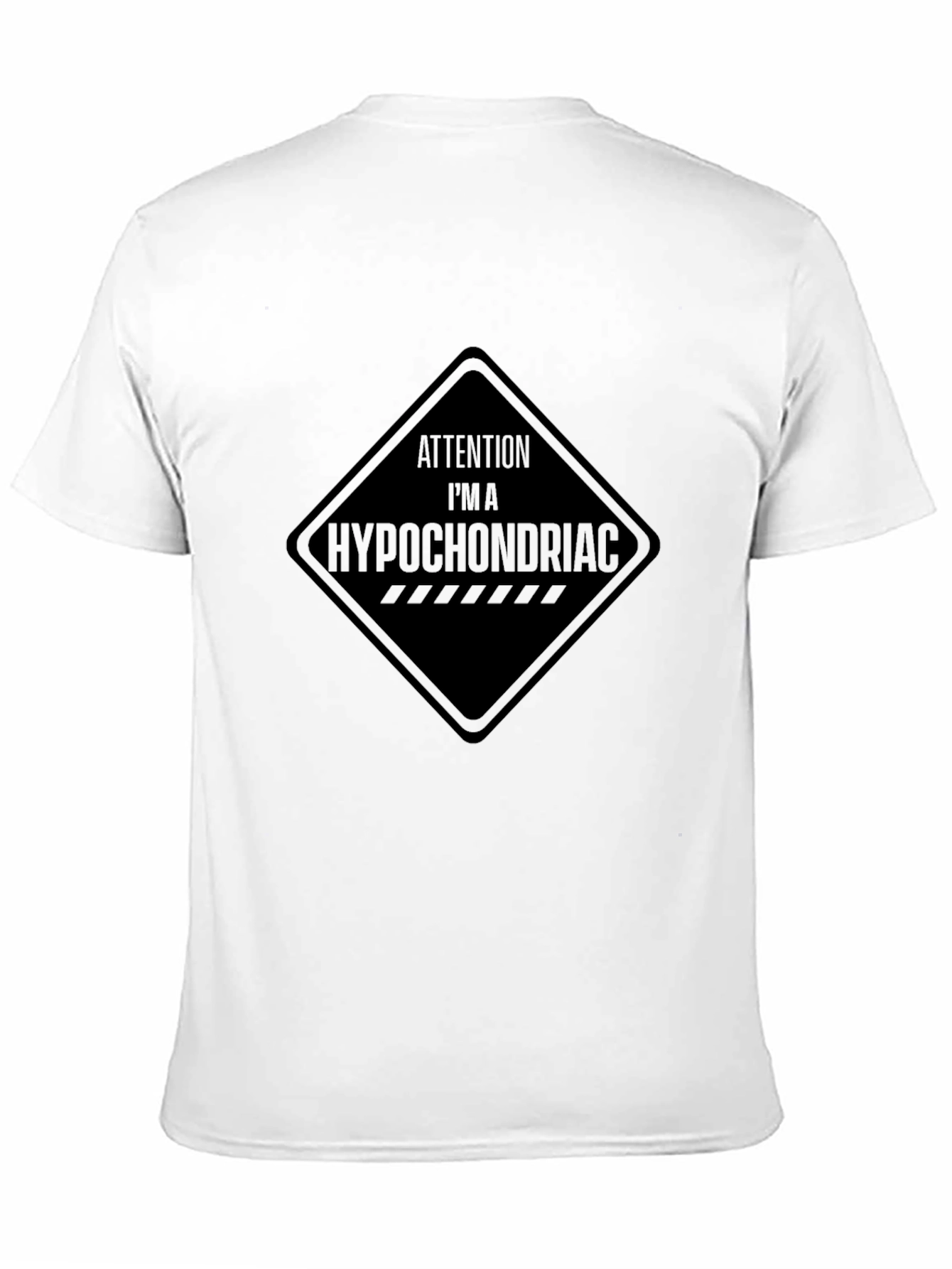Attention Hypochondriac Black Graphic Tee