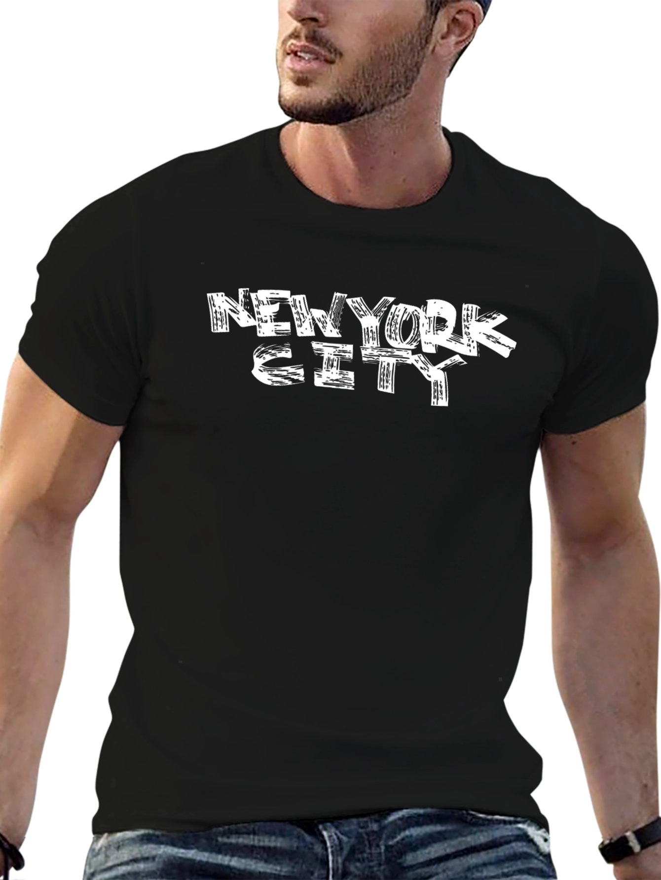 New York City Graphic T-Shirt - Black
