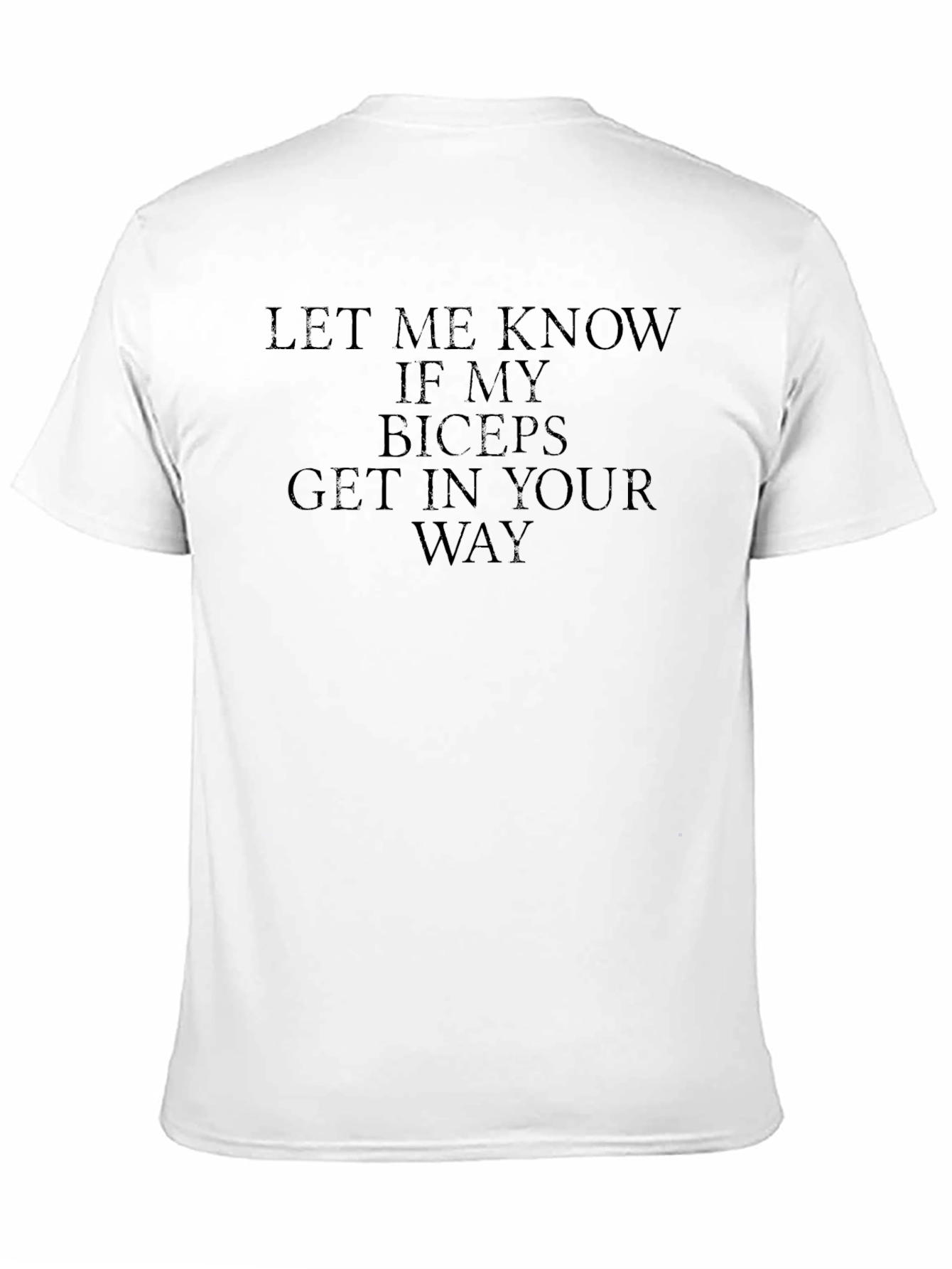 Funny Bicep T-Shirt - Gym Humor