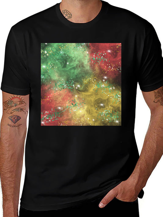 Galaxy Swirl T-Shirt - Vivid Abstract Design