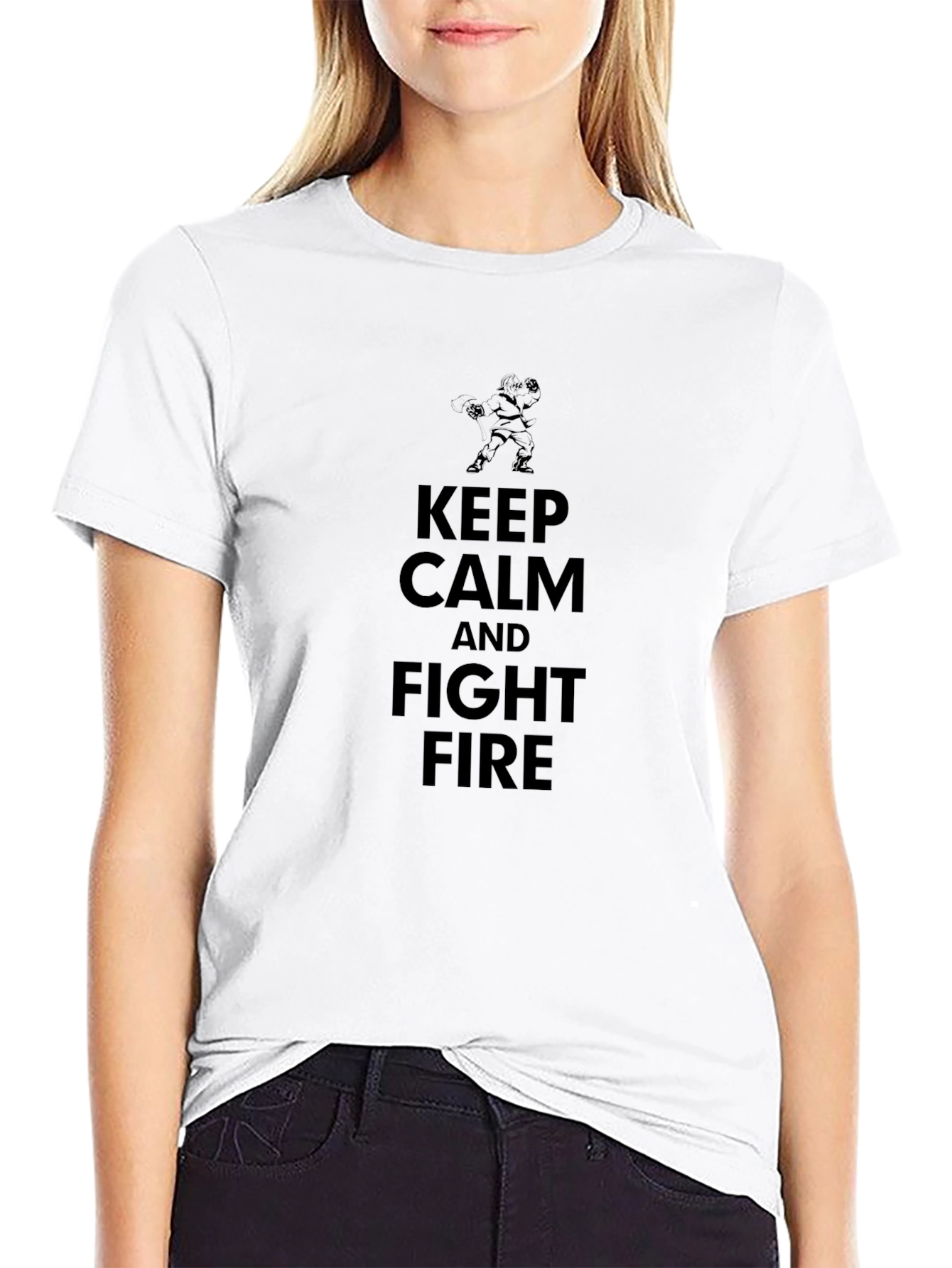 Keep Calm and Fight Fire T-Shirt