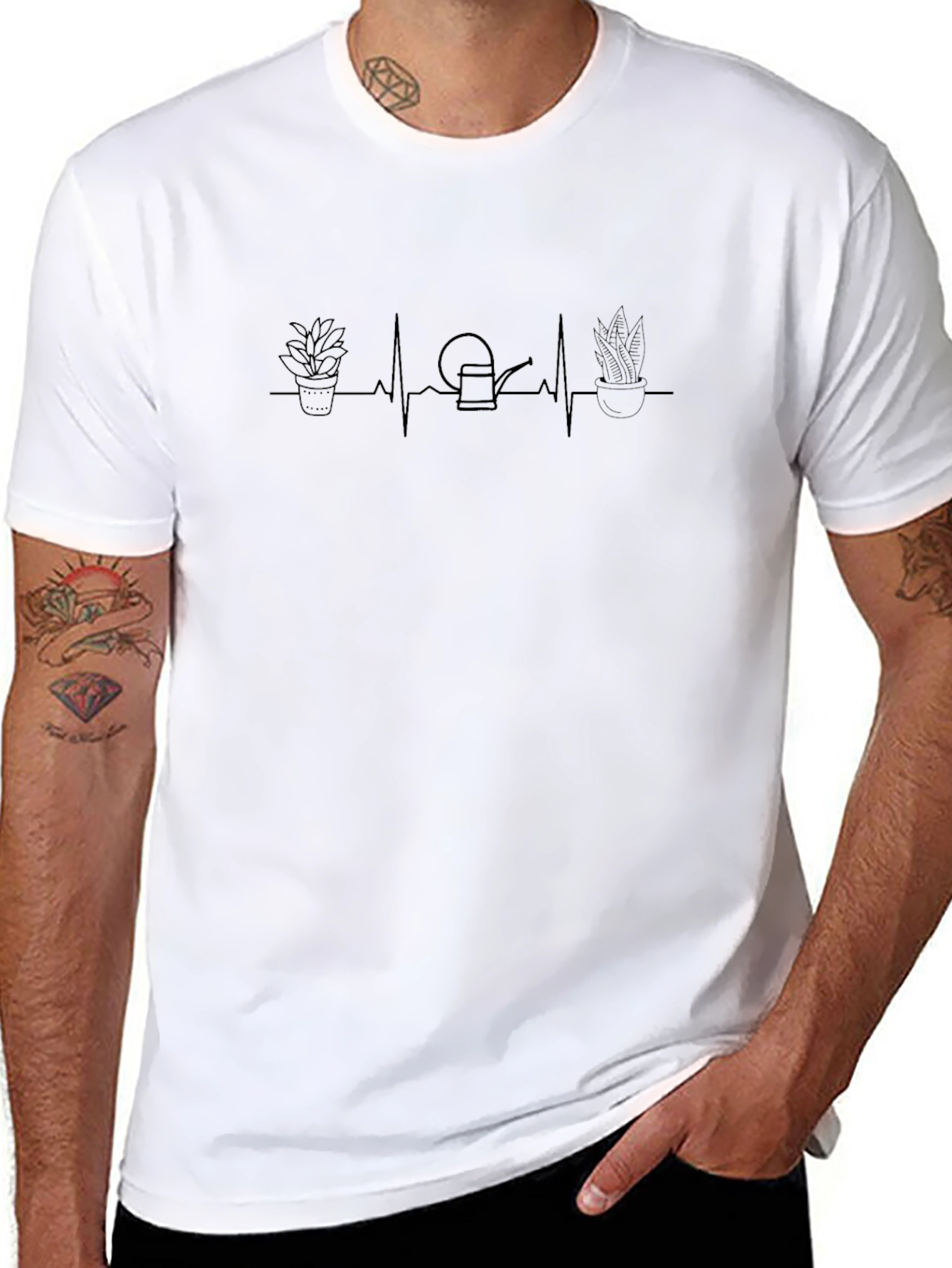 Gardeners Heartbeat T-Shirt: Plant Lover Tee