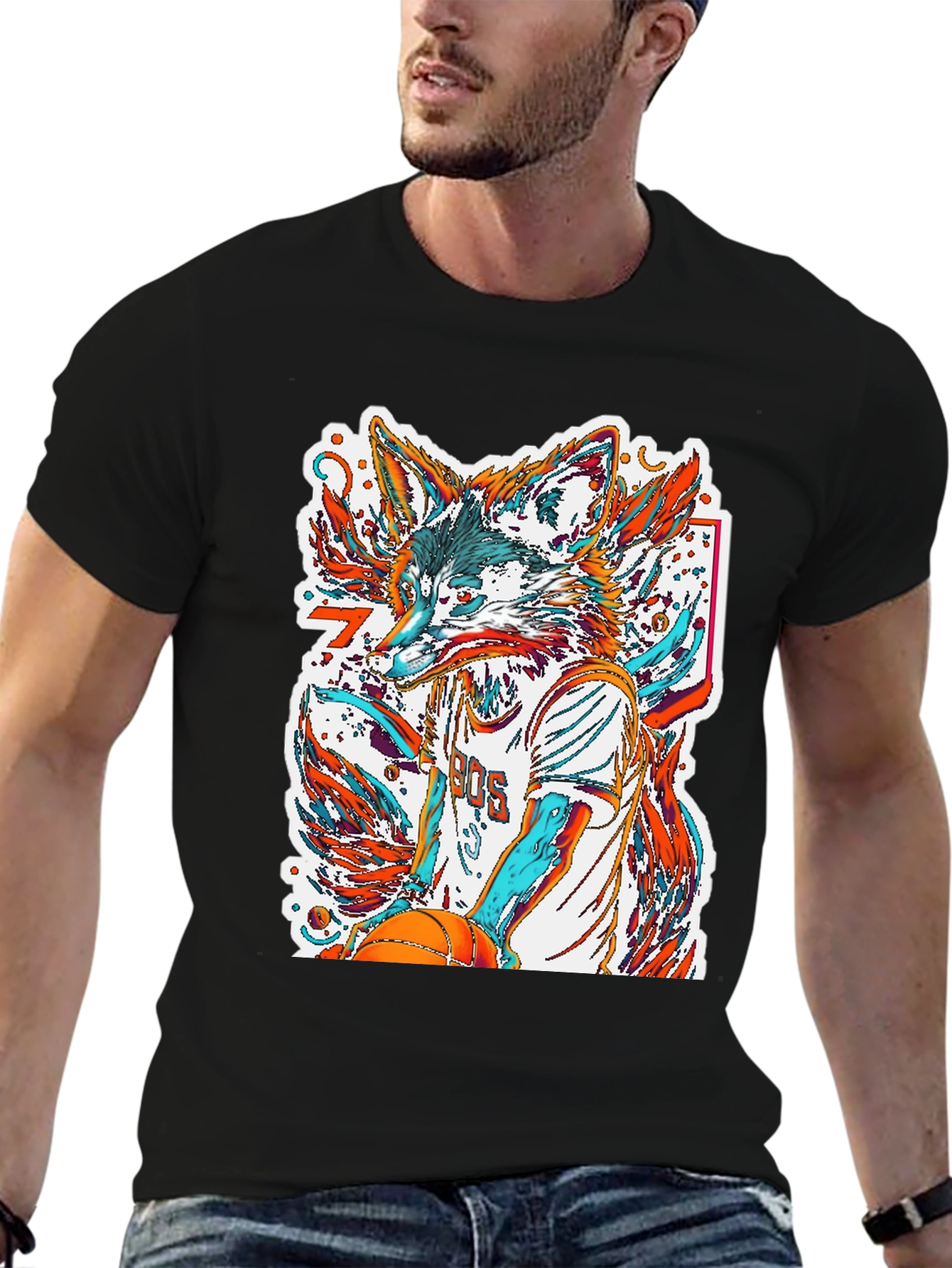 Fox Basketball Graphic Tee