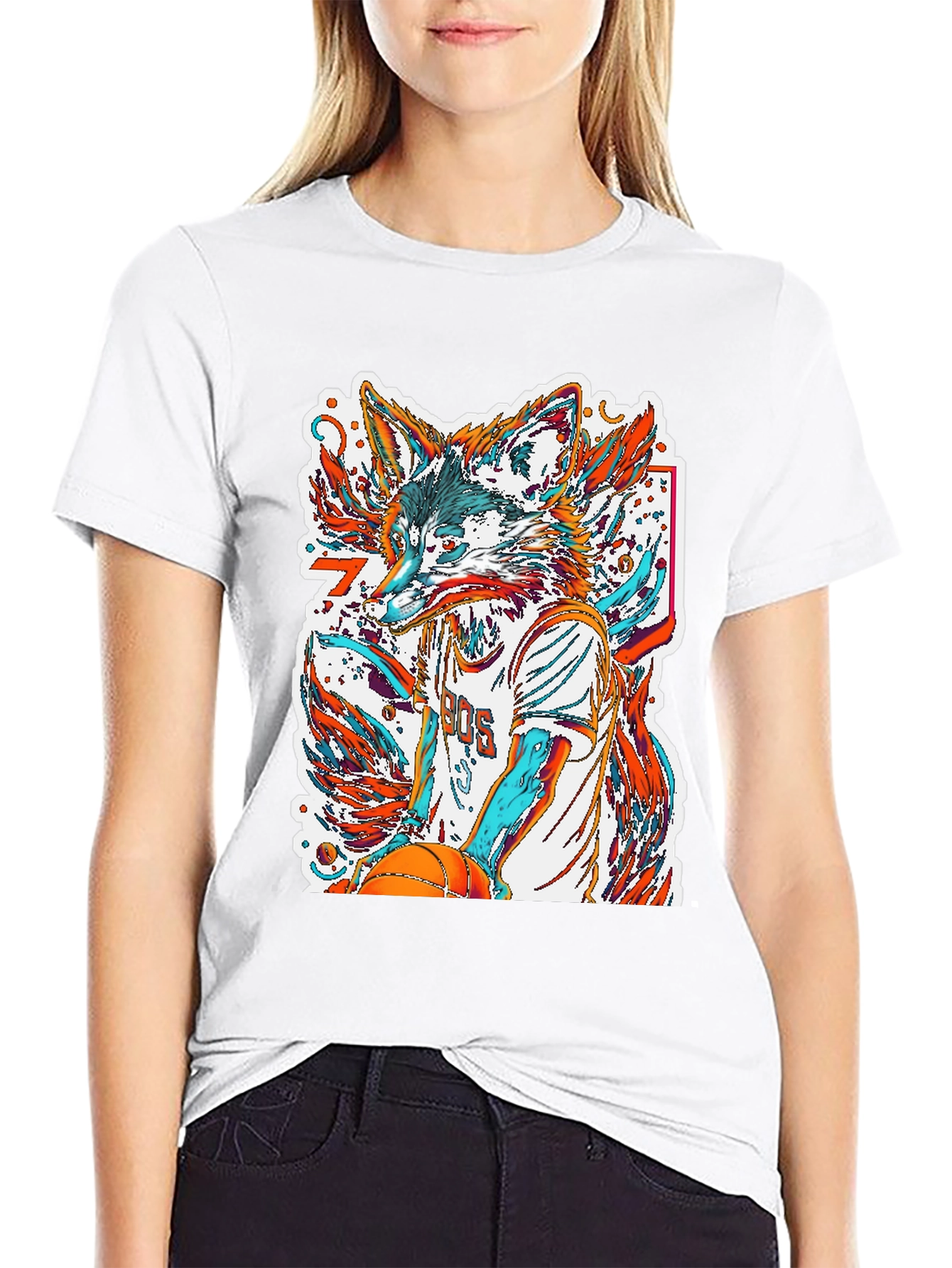 Fox Basketball Graphic Tee