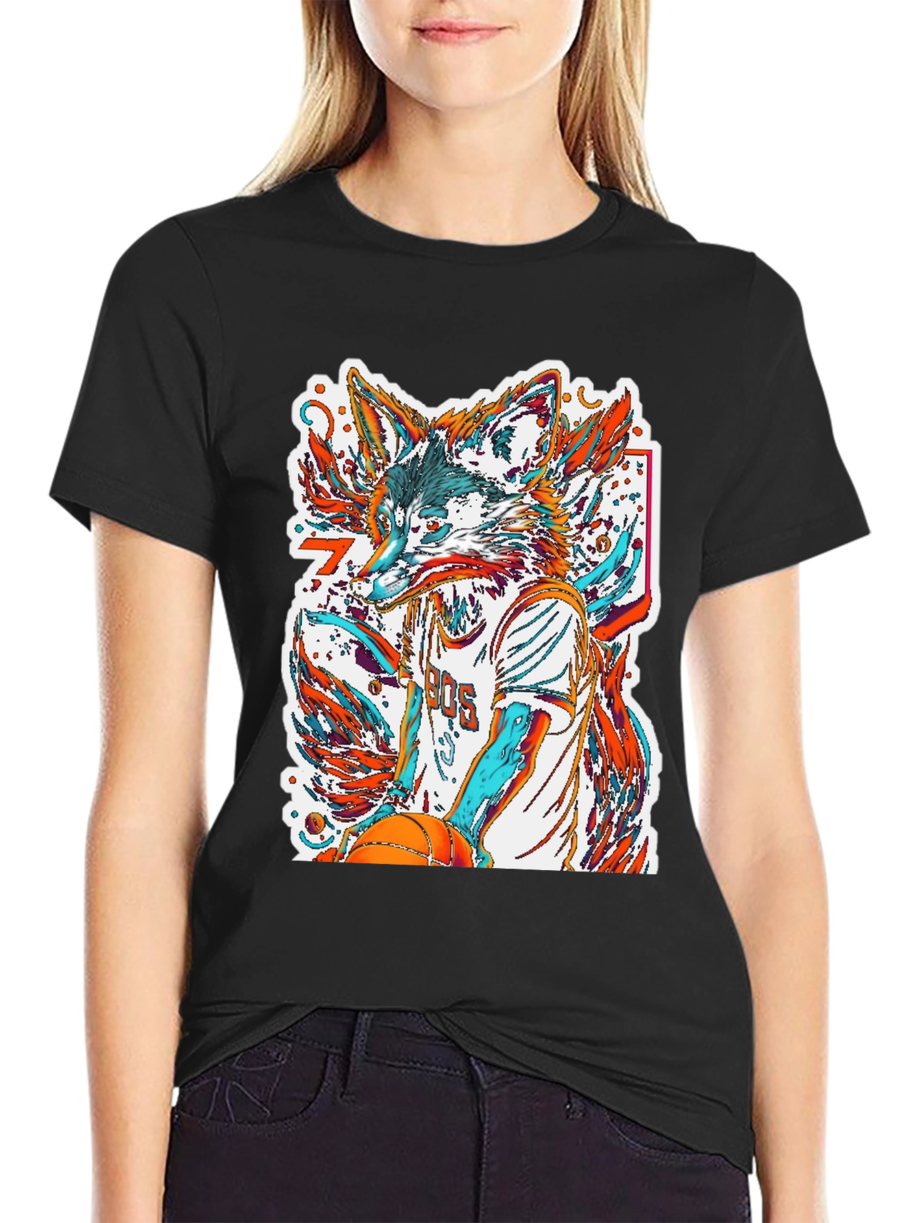 Fox Basketball Graphic Tee
