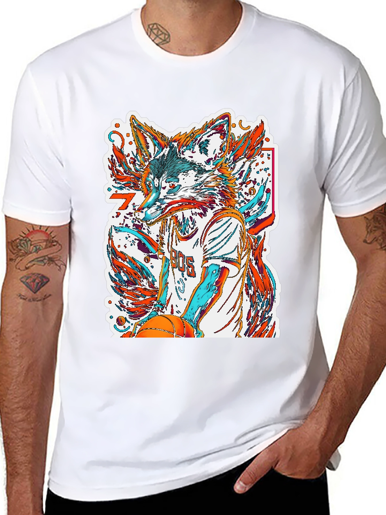 Fox Basketball Graphic Tee