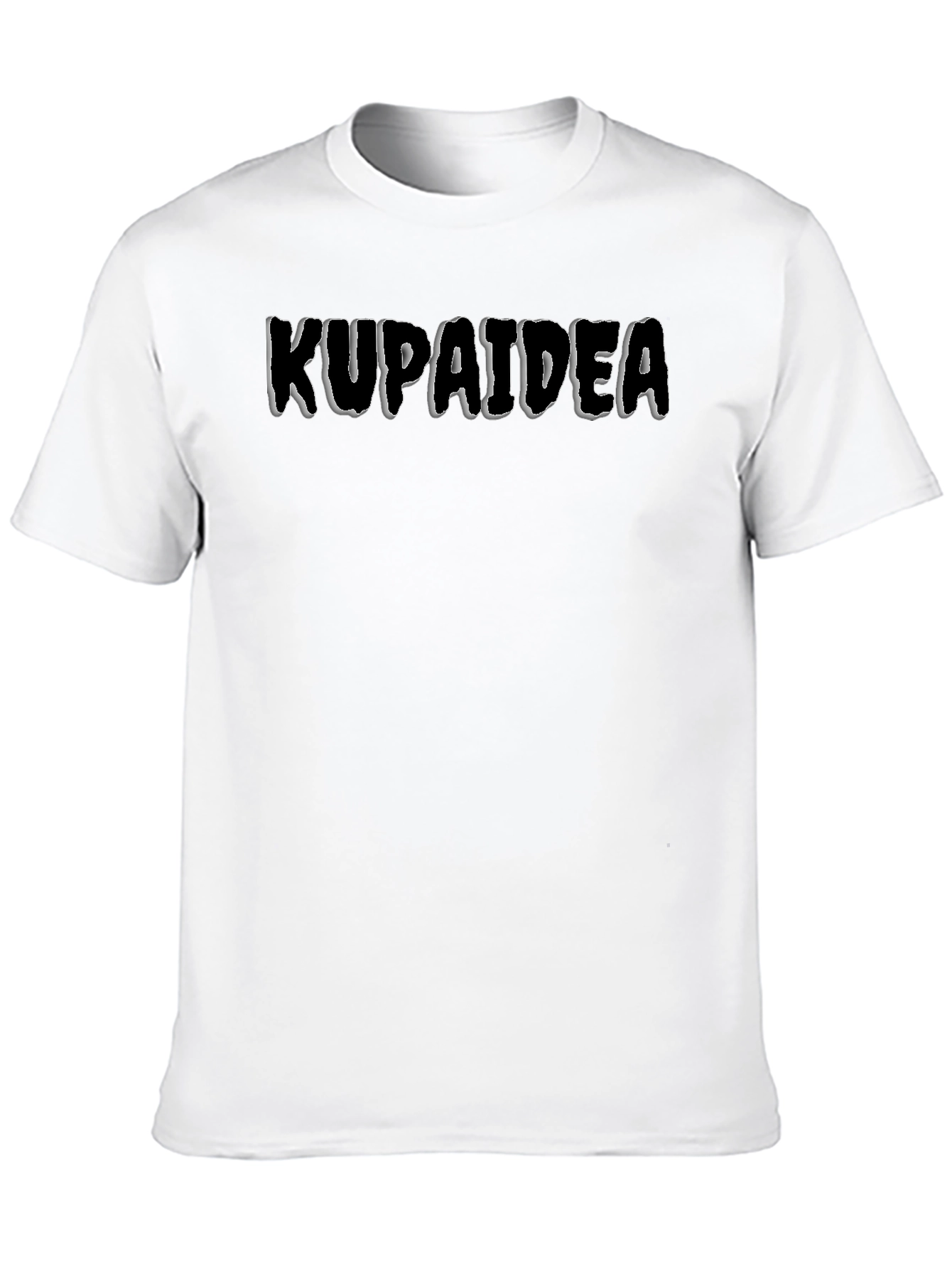 Kupaidea Black Graphic Tee - Mens Trendy T-Shirt