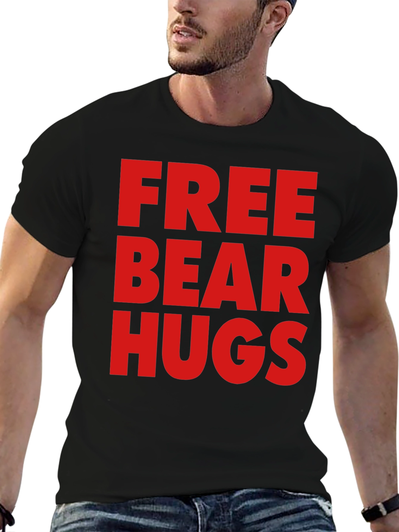 Free Bear Hugs Graphic T-Shirt