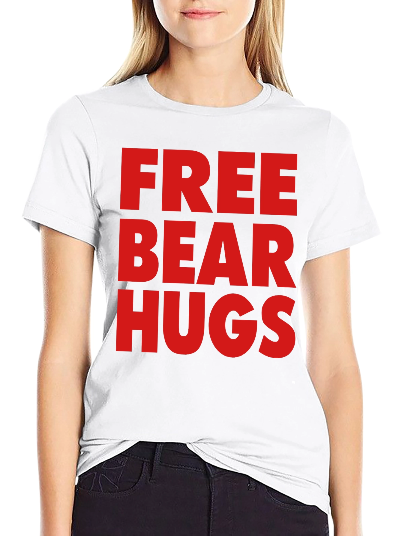 Free Bear Hugs Graphic T-Shirt