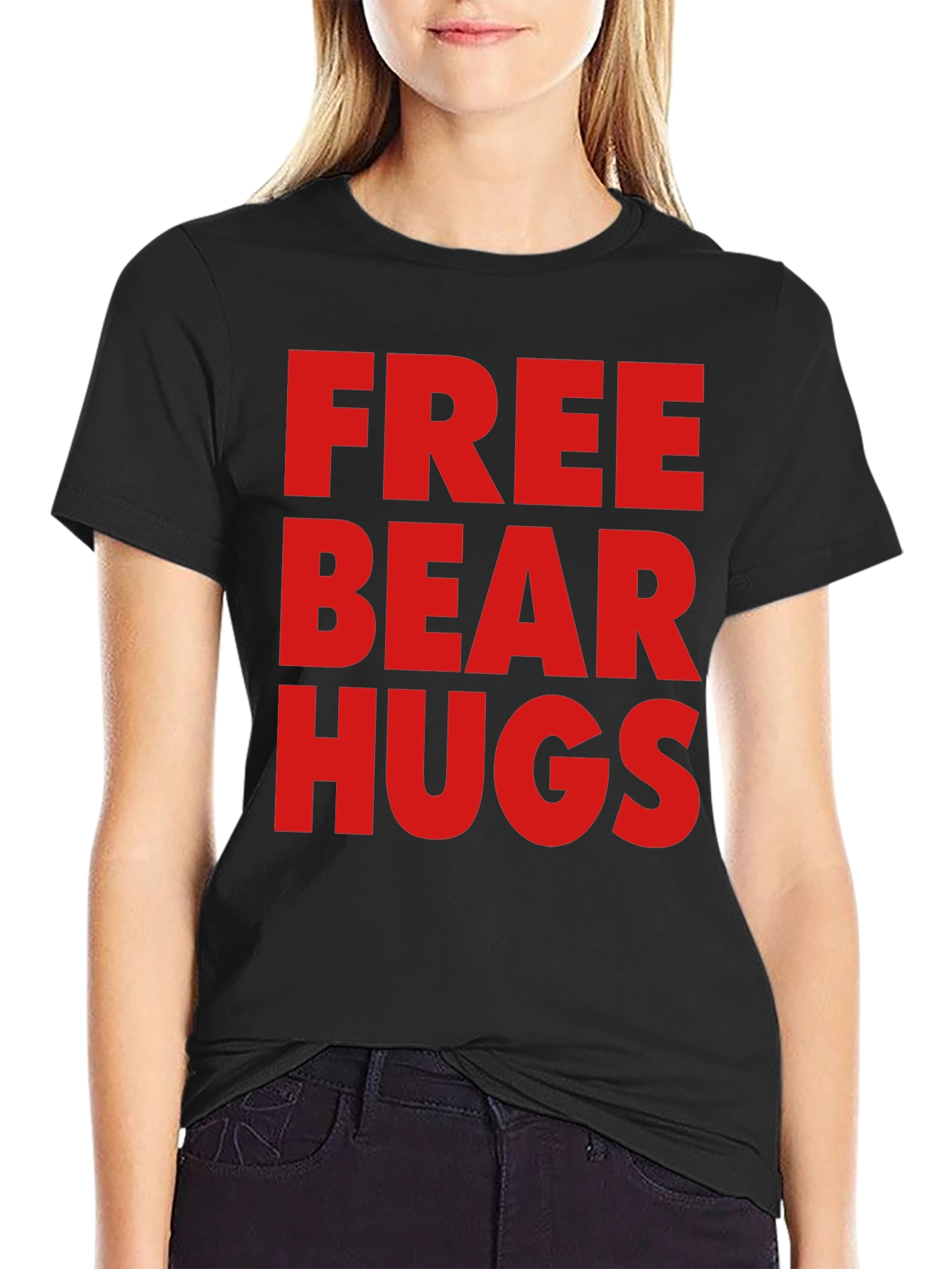 Free Bear Hugs Graphic T-Shirt
