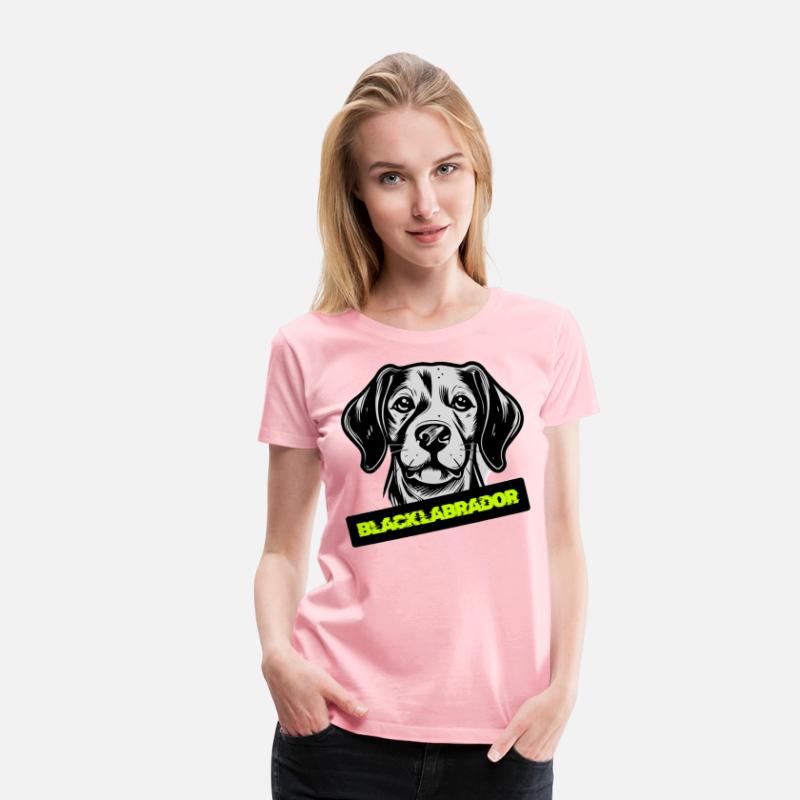 Black Labrador Portrait Illustration