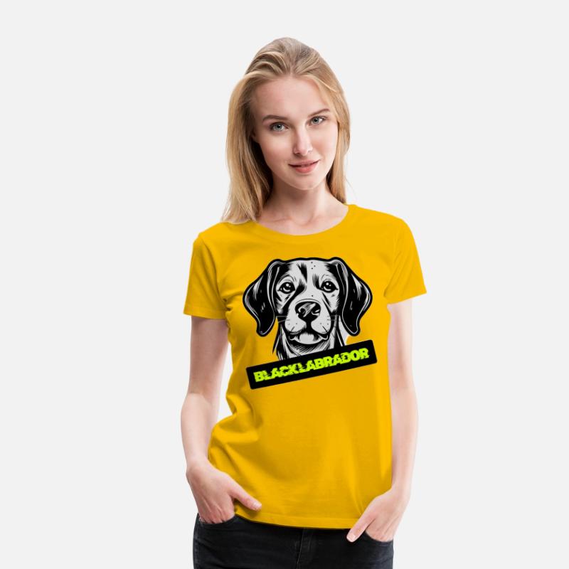 Black Labrador Portrait Illustration