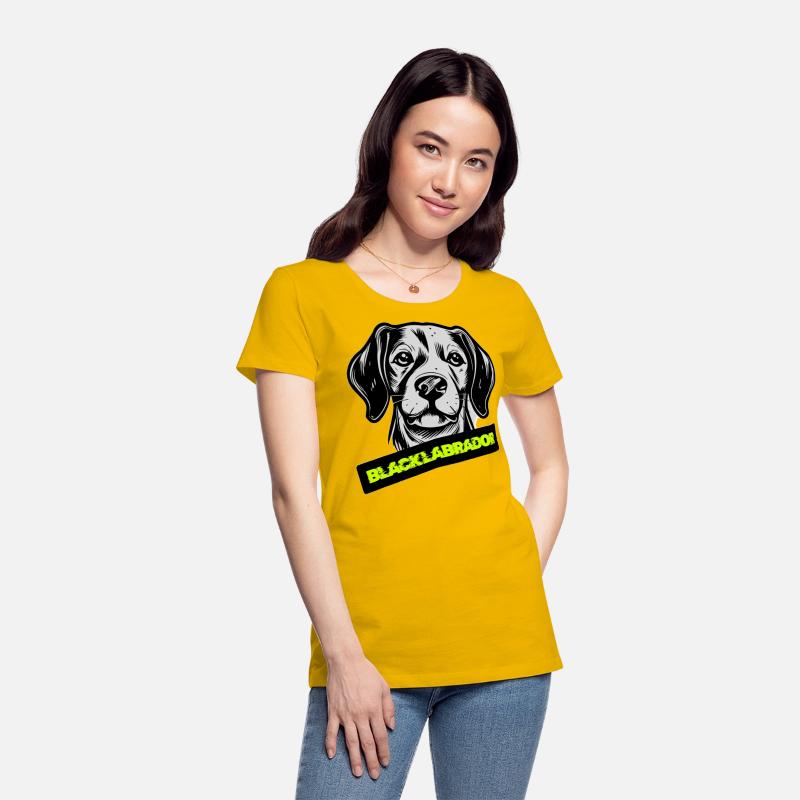 Black Labrador Portrait Illustration