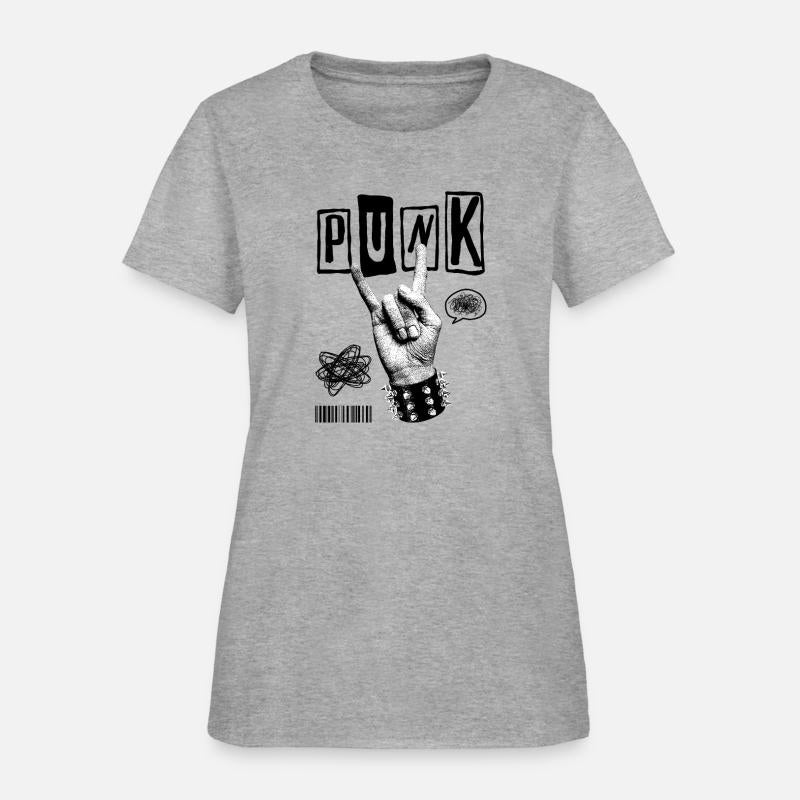 Black Punk Rock Streetwear T-Shirt – Vintage Hand