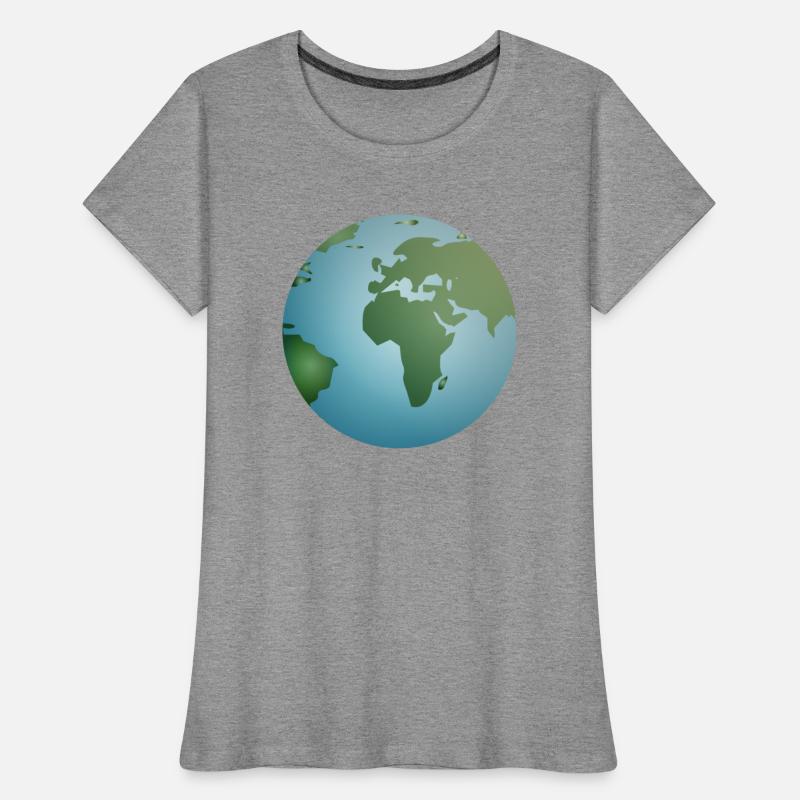 blue planet earth with green continents