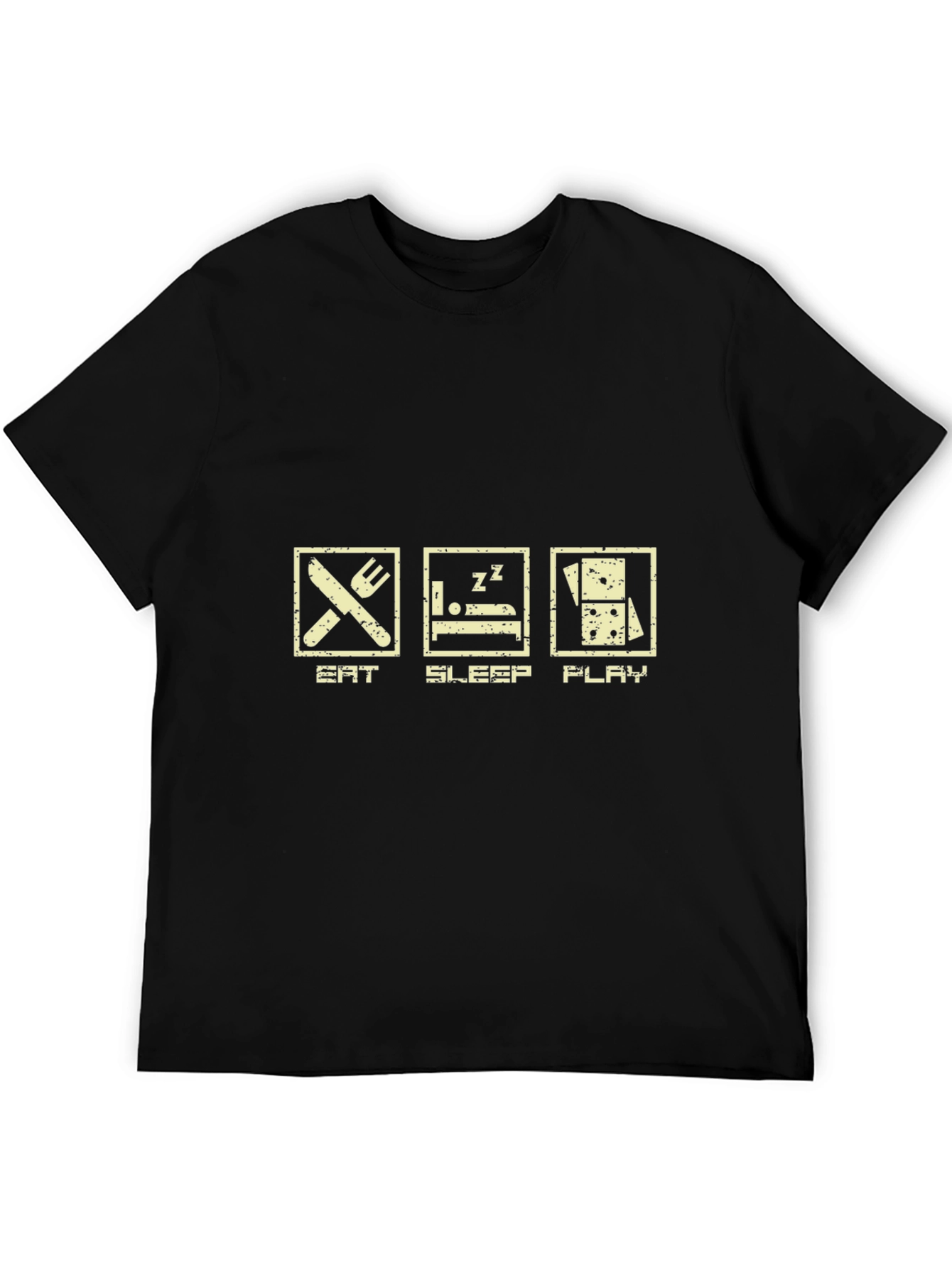 Eat Sleep Play T-Shirt - Domino Game Tee