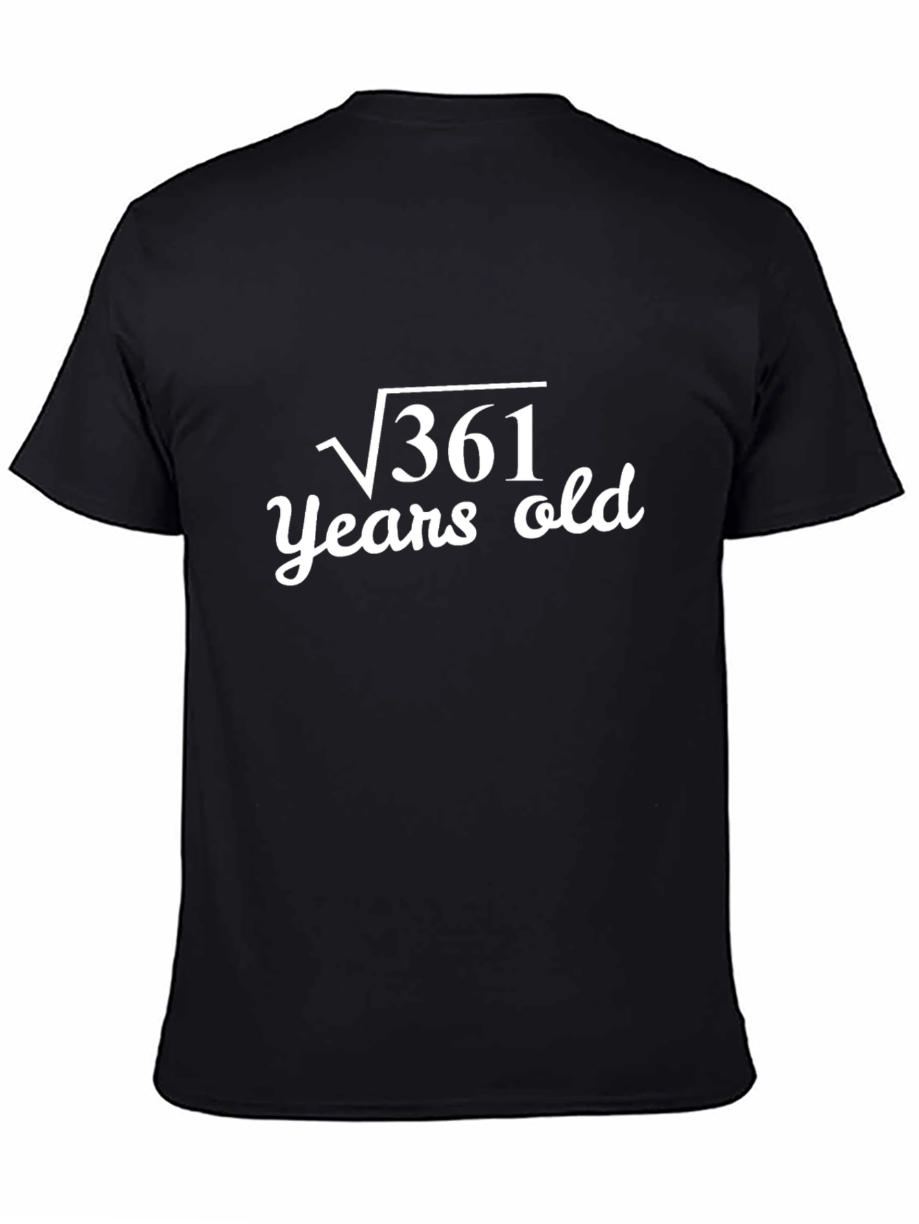 19th Birthday T-Shirt: Square Root of 361 Years Old