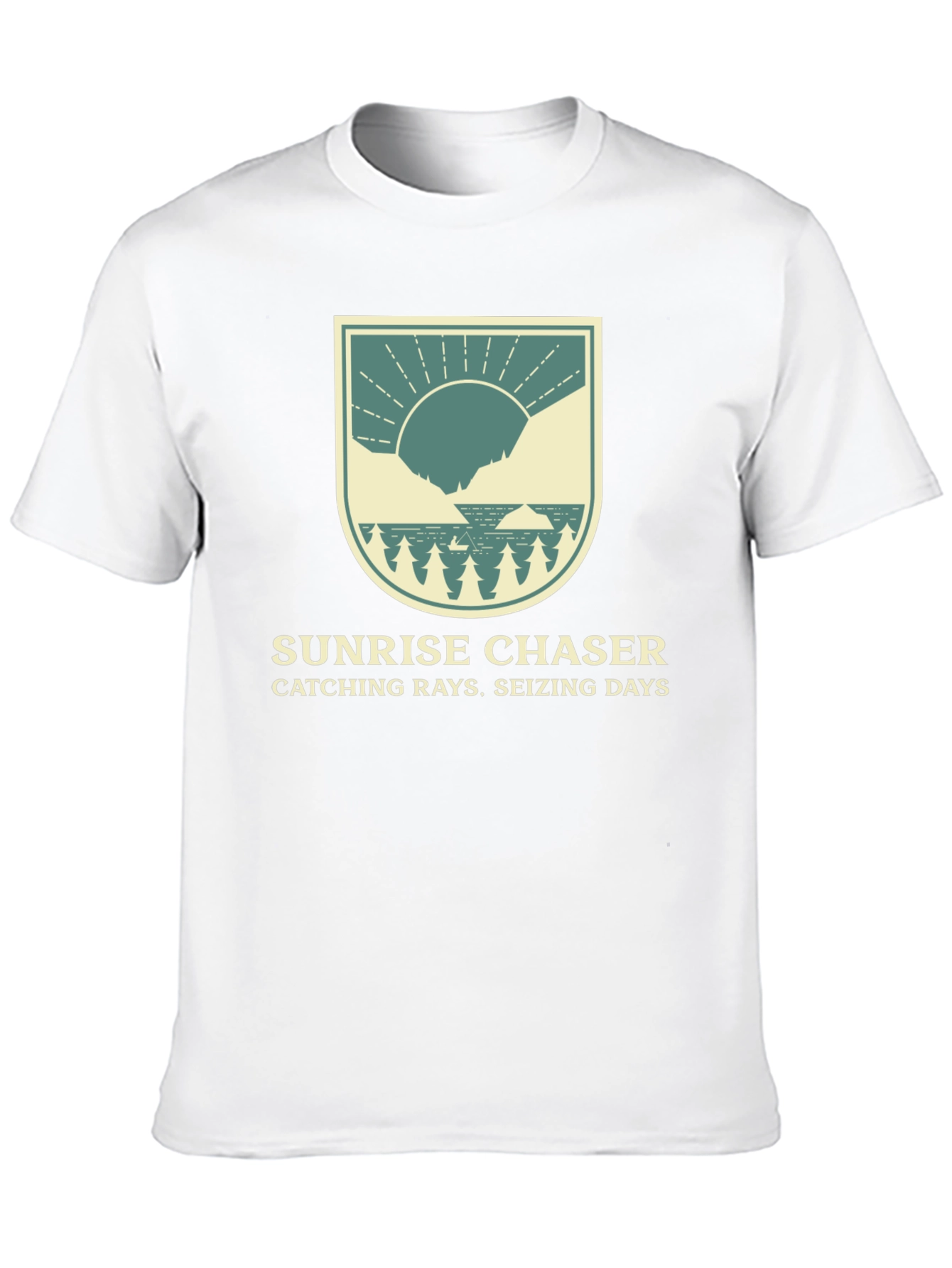 Sunrise Chaser Graphic Tee - Catching Rays Seizing Days