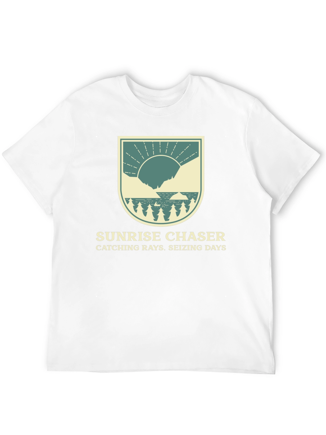 Sunrise Chaser Graphic Tee - Catching Rays Seizing Days